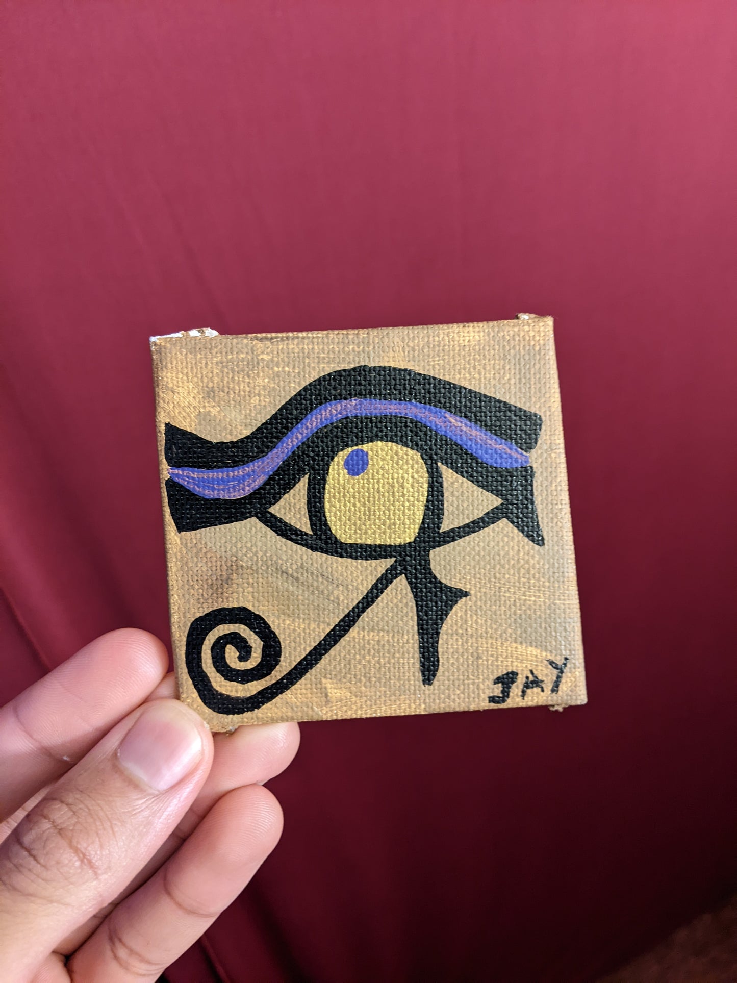 Mini canvas - Eye of Ra (panel)