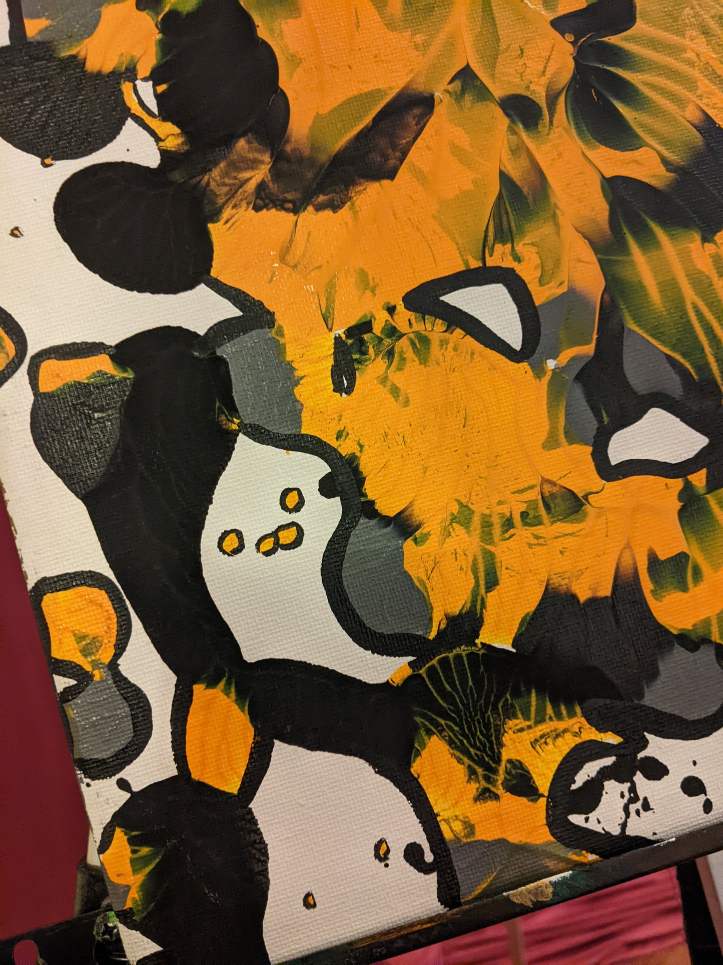 Black & Yellow Mess