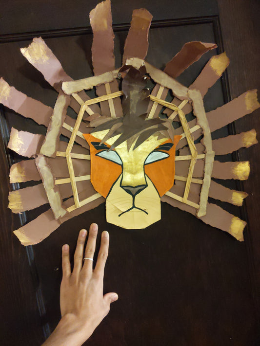 Homemade Simba Mask (Broadway inspired)
