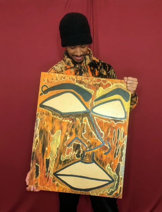 Face of Divine Flame (Wood)