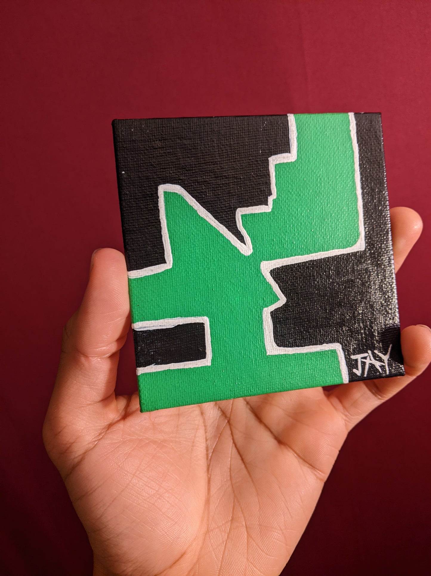 Mini canvas - Cool Tile Piece (panel)