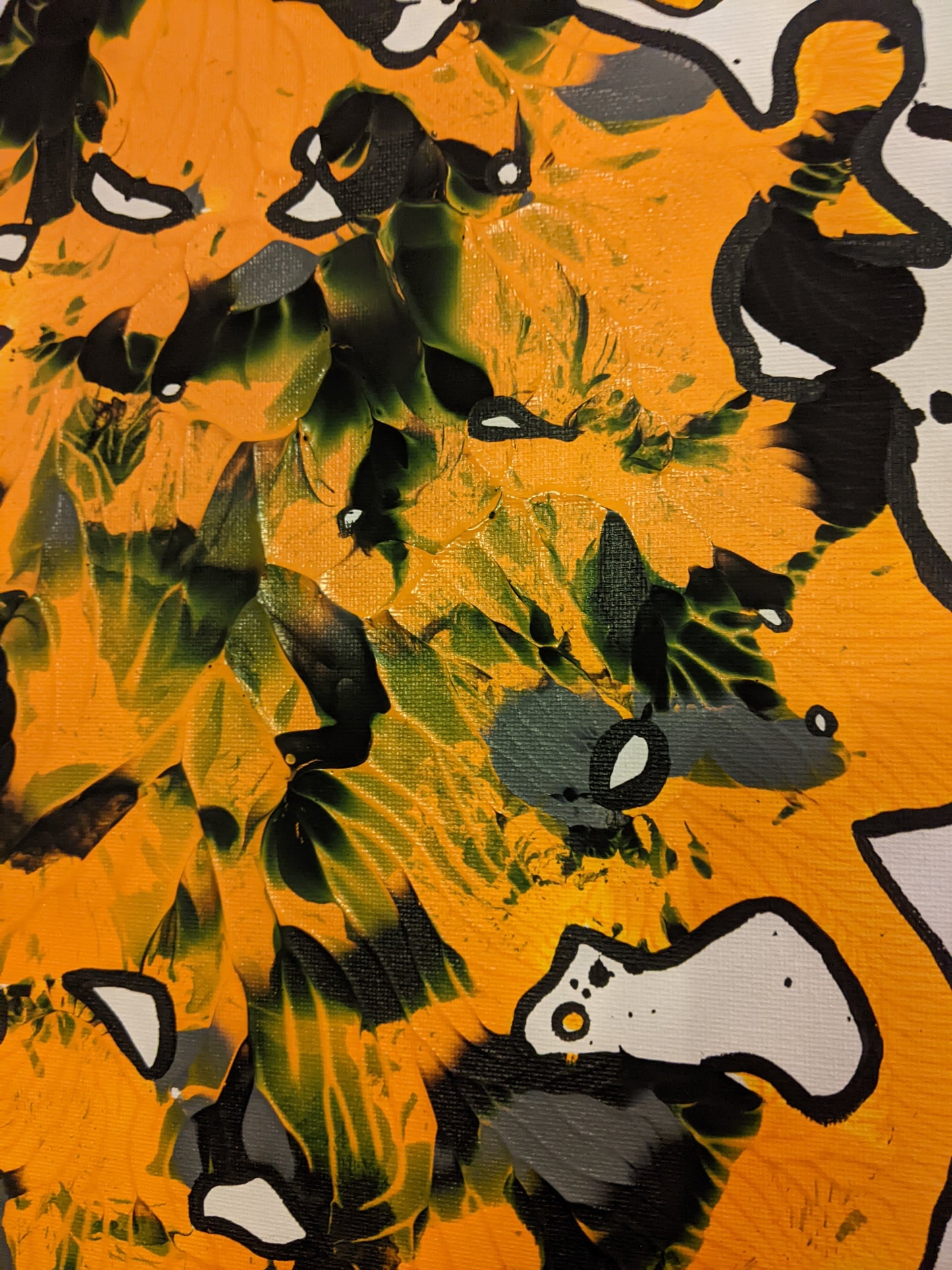 Black & Yellow Mess