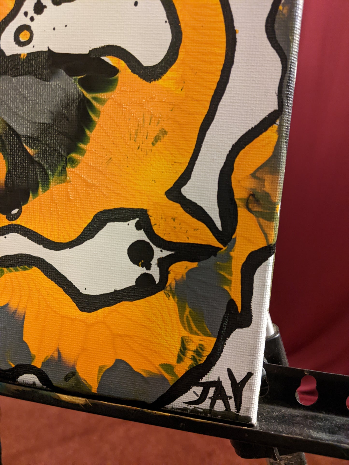 Black & Yellow Mess