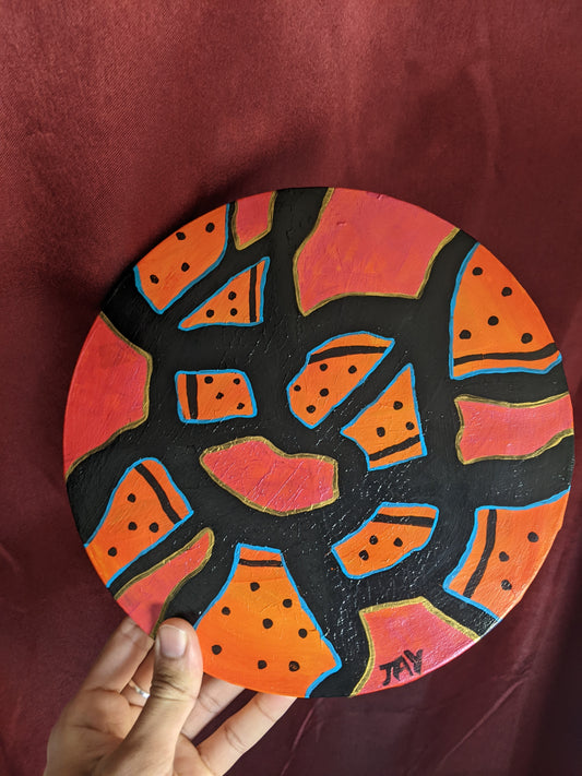 Untitled - round canvas