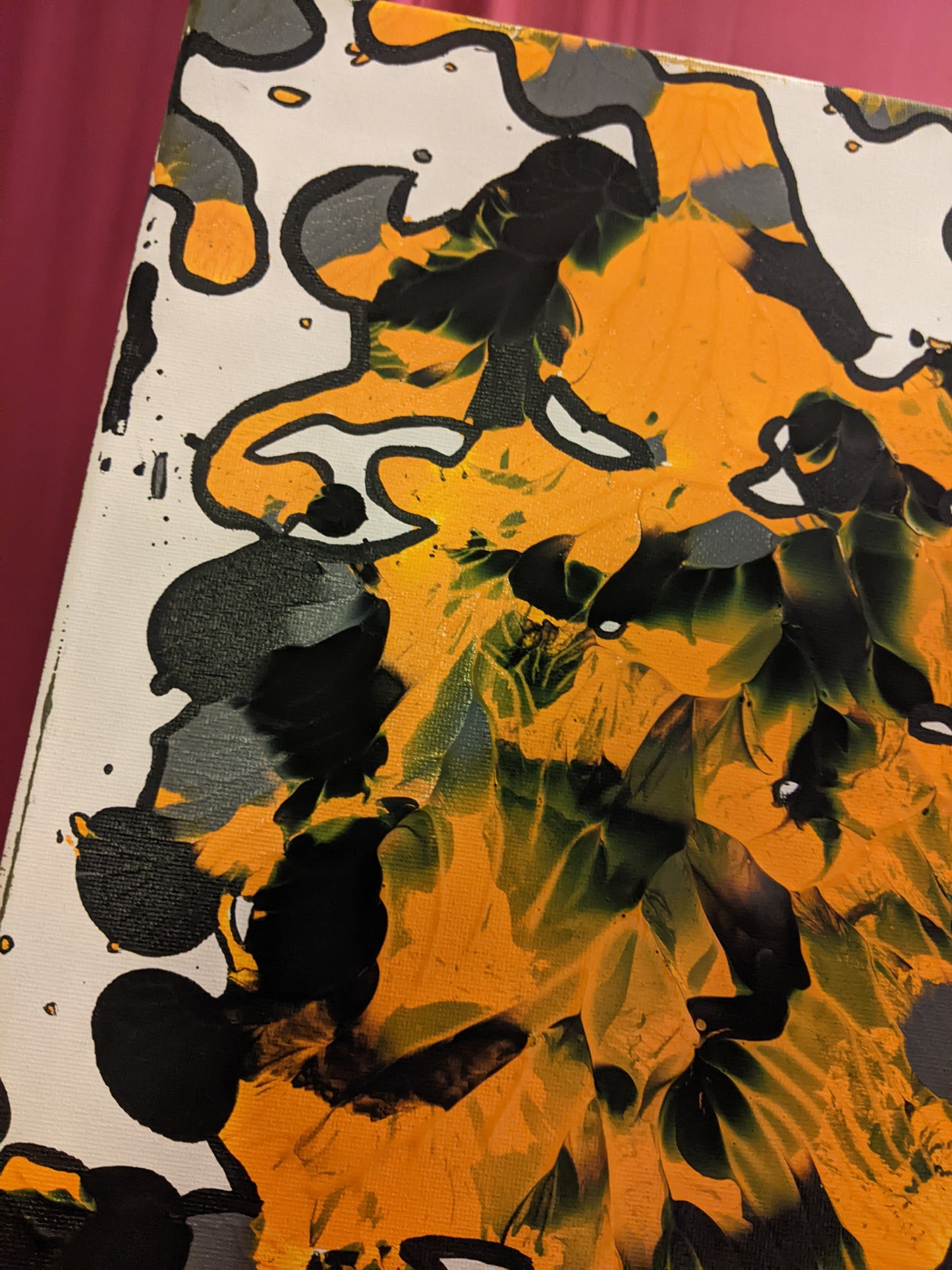 Black & Yellow Mess