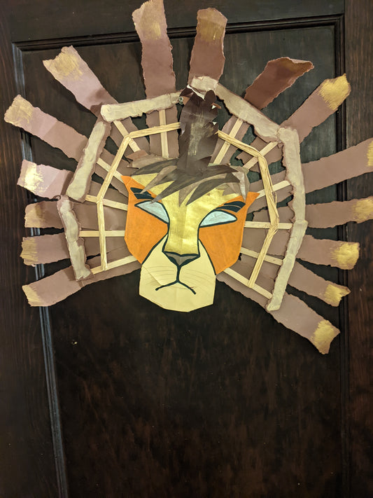 Homemade Simba Mask (Broadway inspired)