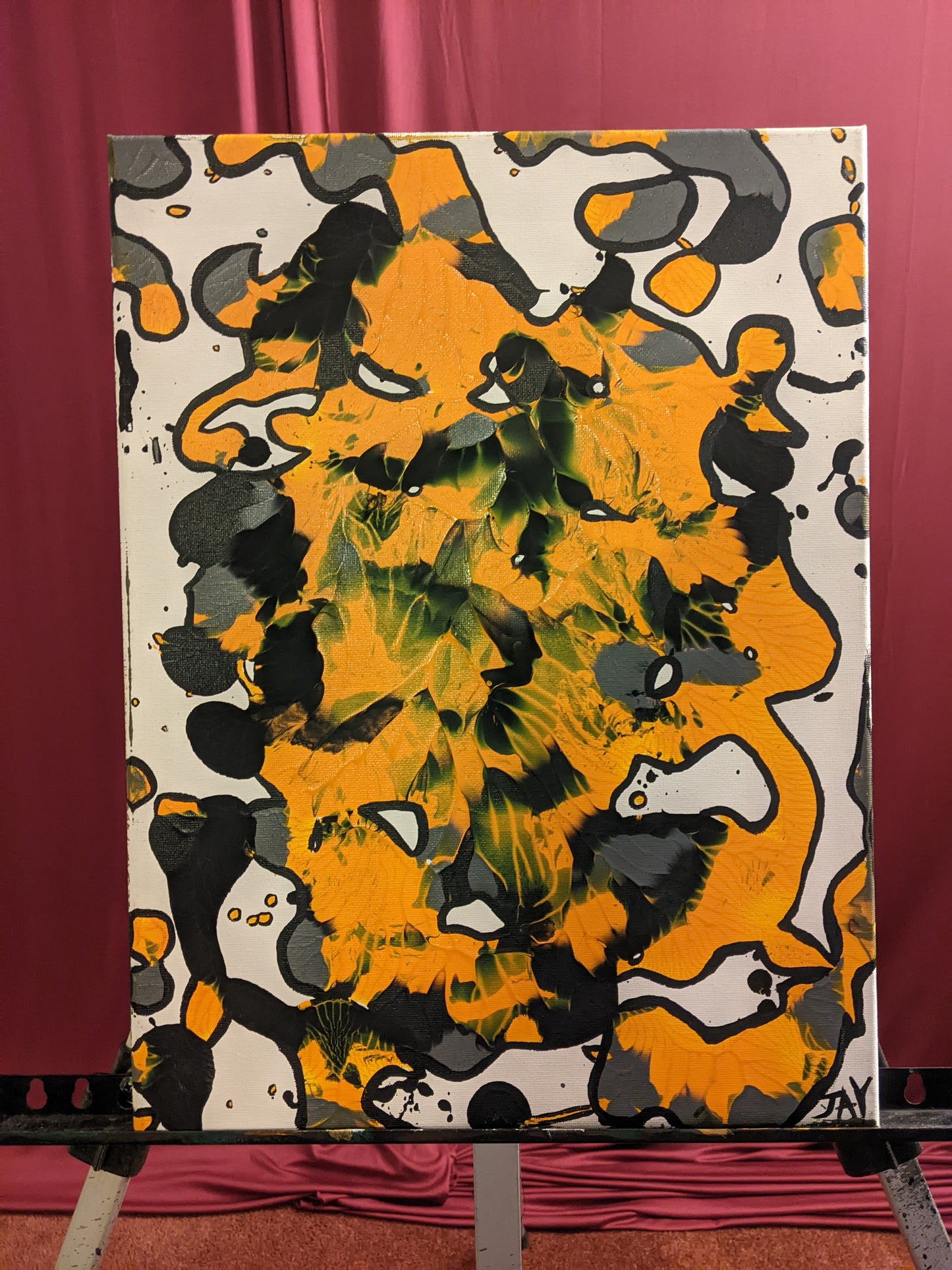 Black & Yellow Mess