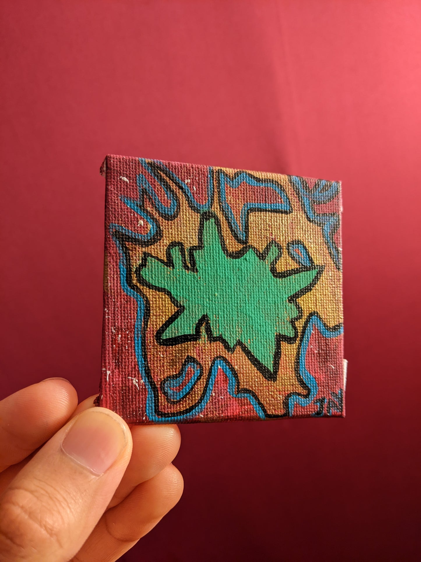 Mini canvas - Graffiti 1 (panel)